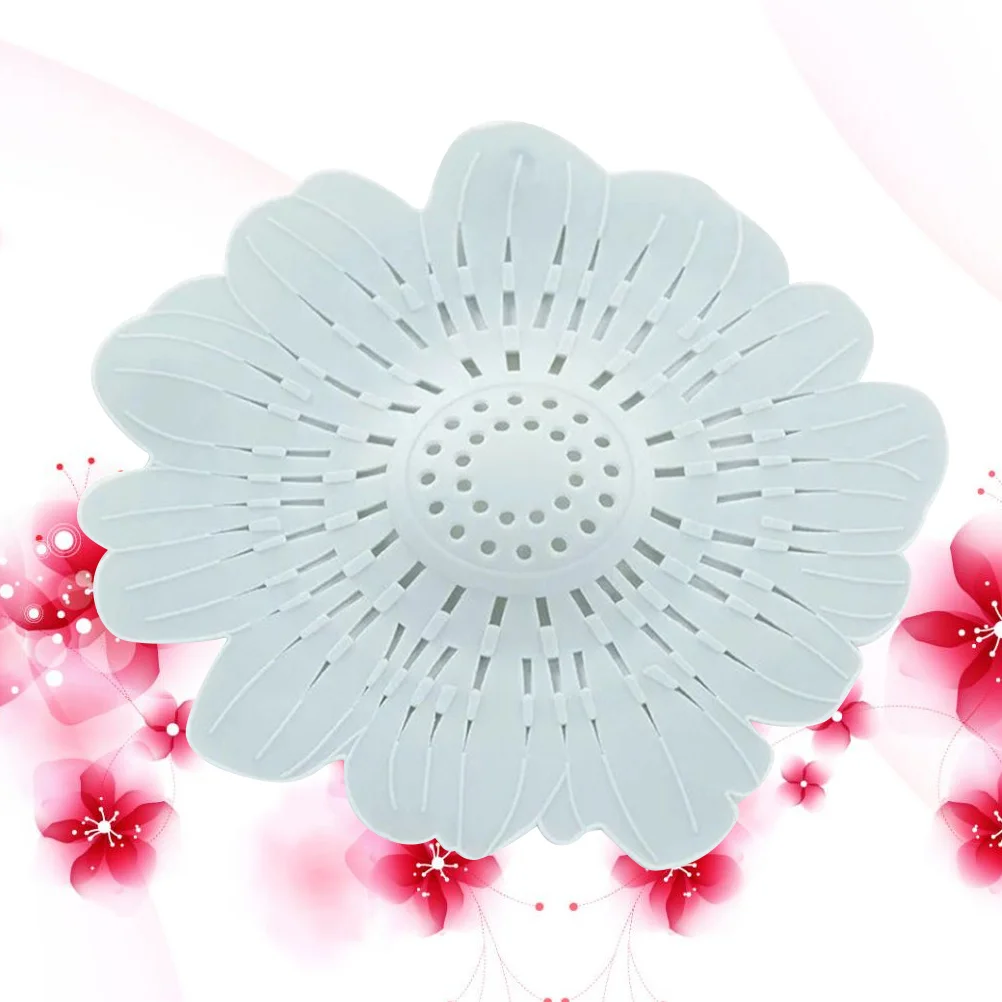 مكافحة انسداد تصفية سيليكون مصفاة حوض الأزرق المطبخ الحمام استنزاف الشعر الماسك مقاوم للماء دائم 50 ℃ #2