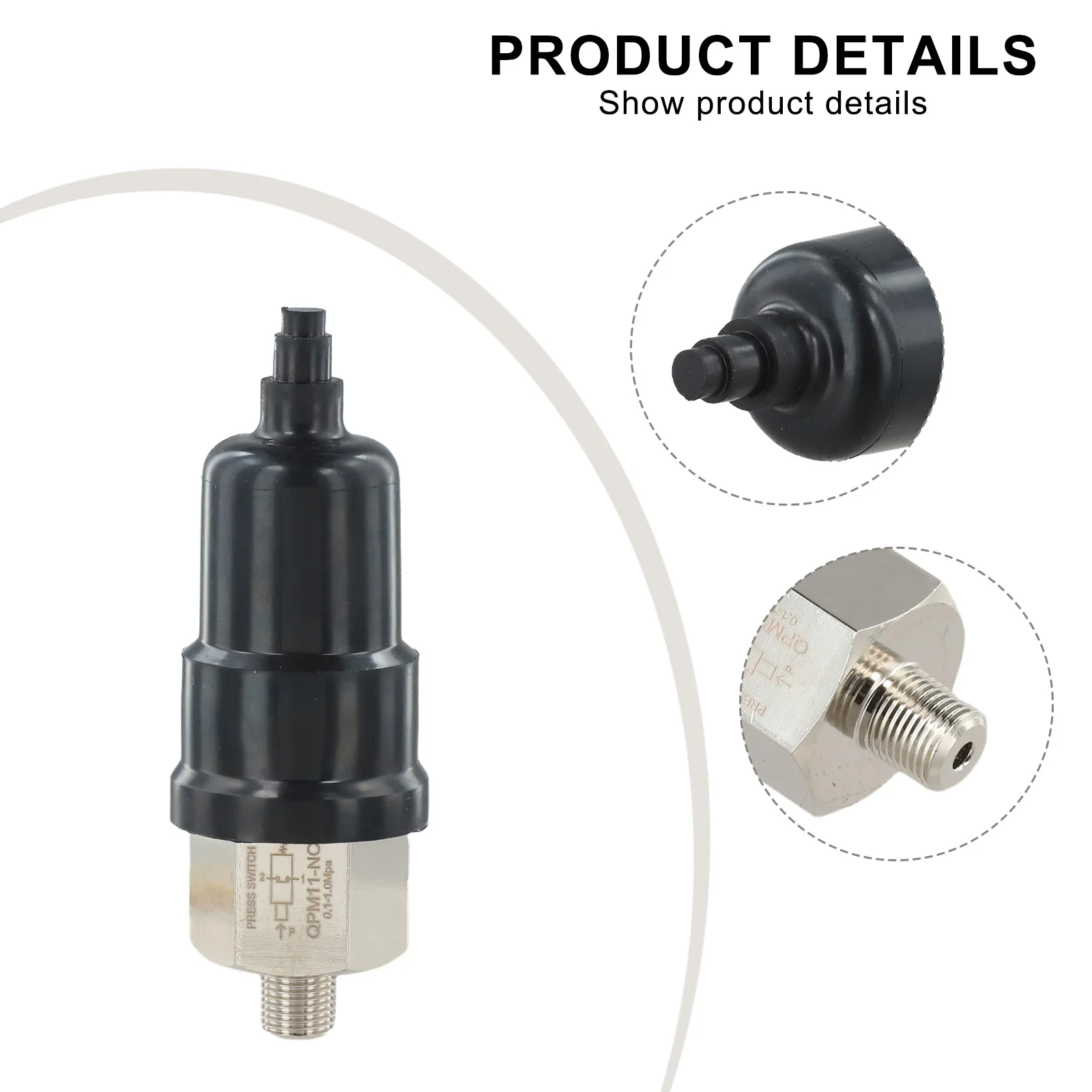 Air Compressor Pressure Control Switch Adjustable Range 15 140psi Reliable Performance for Maintenance Applications