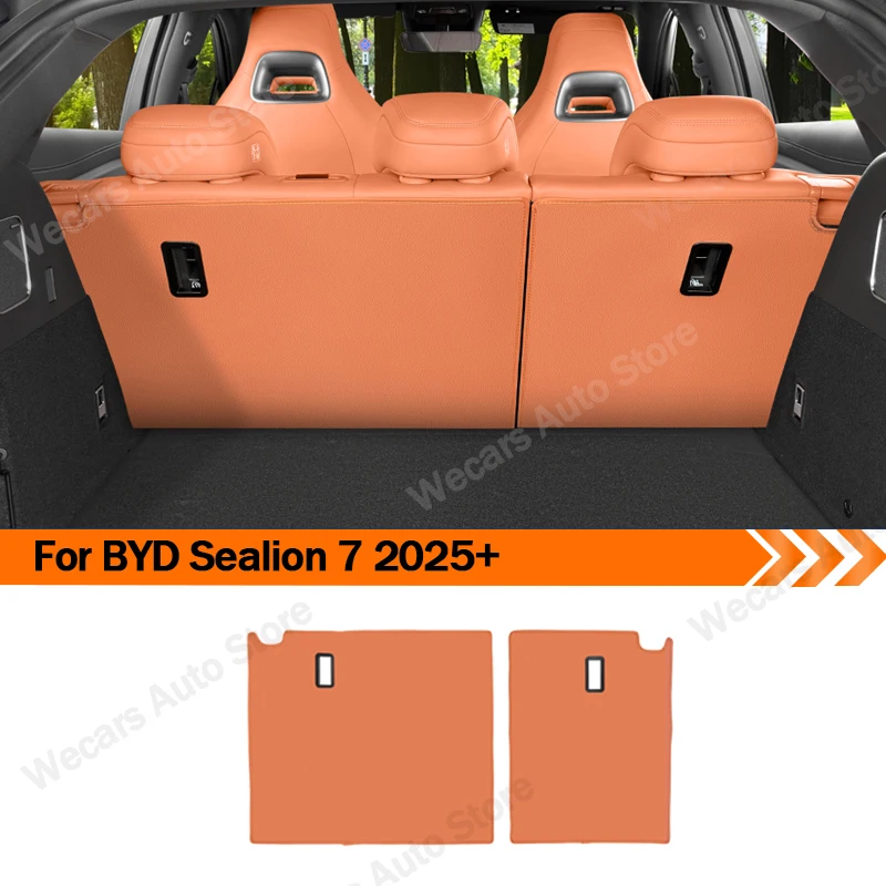 

Для BYD Sealion 7 2025 + второй ряд кожаных накладок на спинку сиденья, противообрастающая, против царапин, внутренняя автоаксессуары