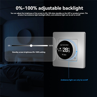 A98Z Tuya Zigbee Smart Knob Thermostat Gas Boiler Heating Temperature Controller Works With Alexa Google Home B