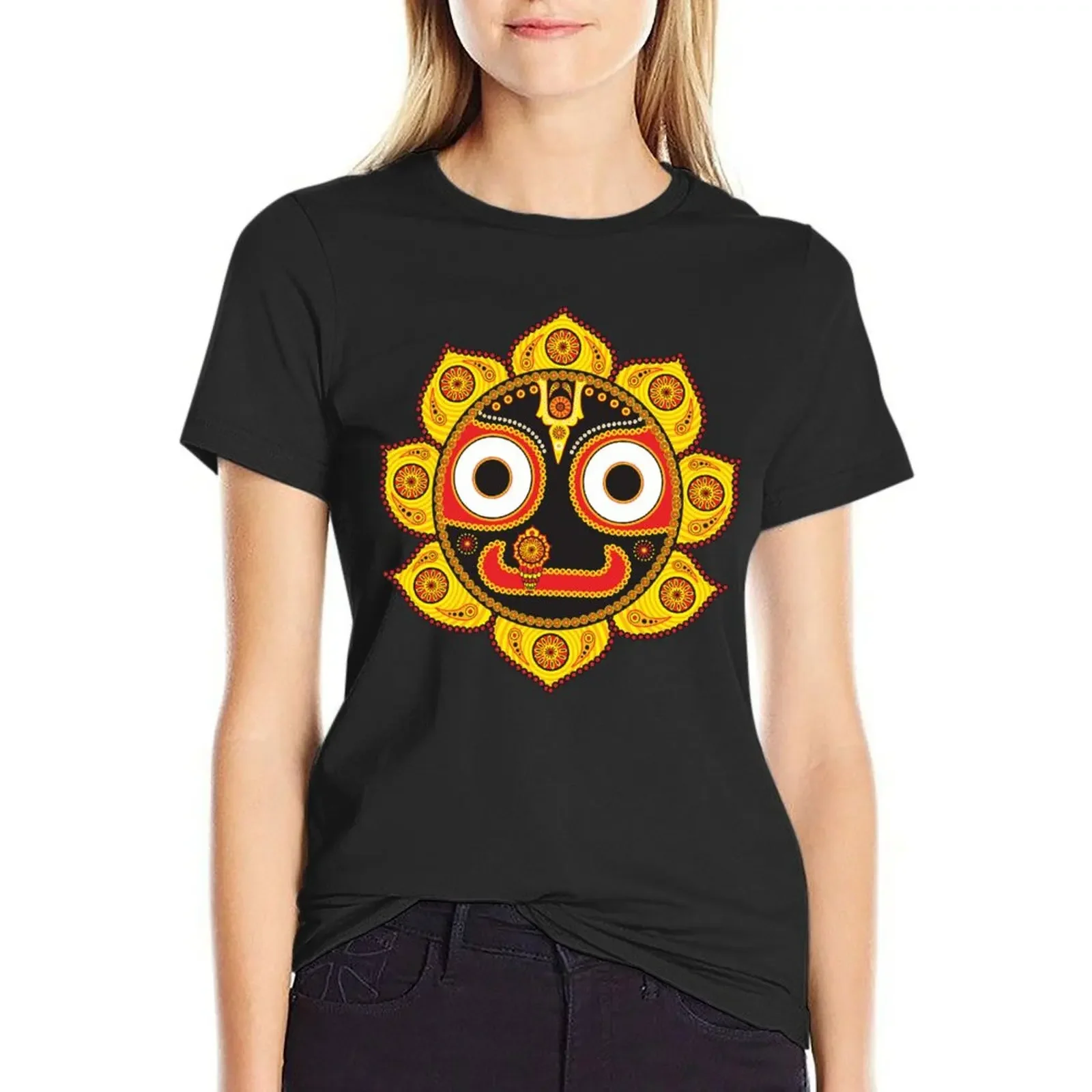 Lord Jagannath T-shirt summer tops korean fashion t-shirt dress for Women plus size sexy