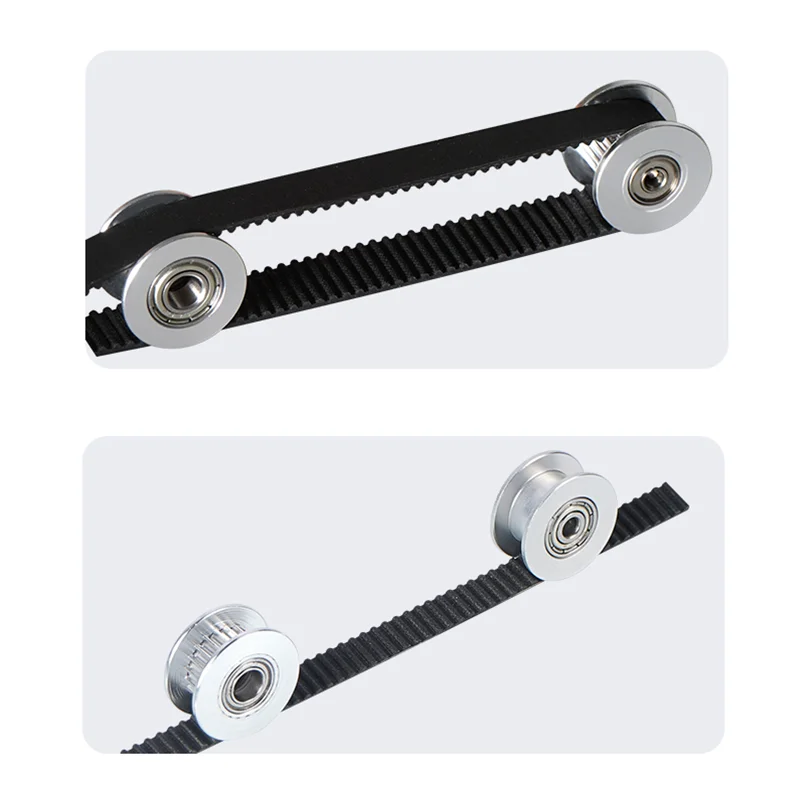 GT2 Umlenkrolle, 16 Zähne, 20 Zähne, mit 3 mm oder 5 mm Bohrung, mit Lagern für 3D-Druckerteile, Zahnriemen 6 mm, 10 mm – Detail 7