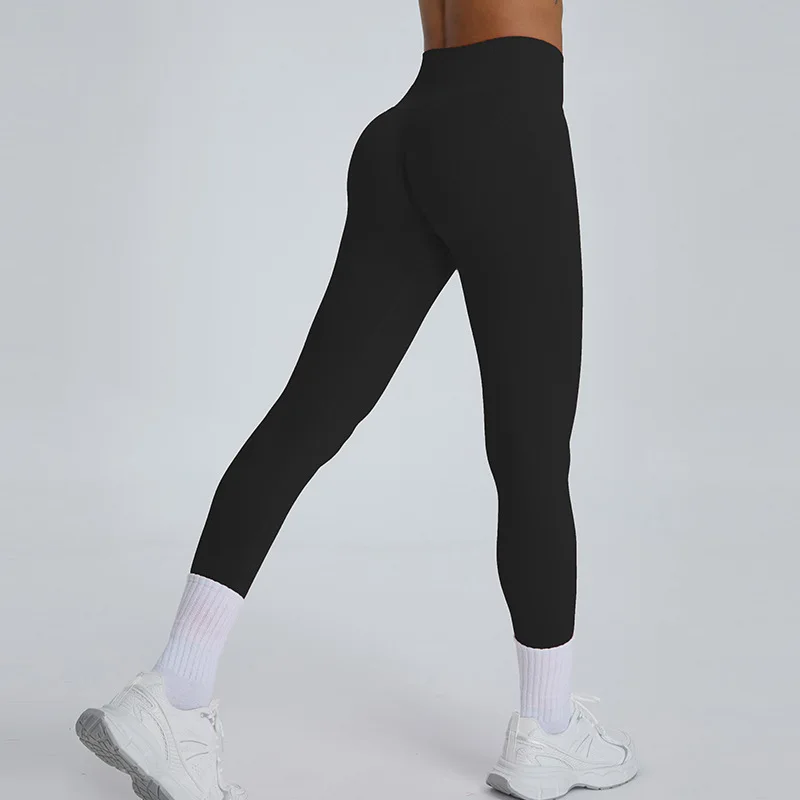 Women Seamless High Waisted Hip Lifting Yoga Pants Fitness Female Leggings Gym Runing Push up Jogging Sports Ventilate Legging