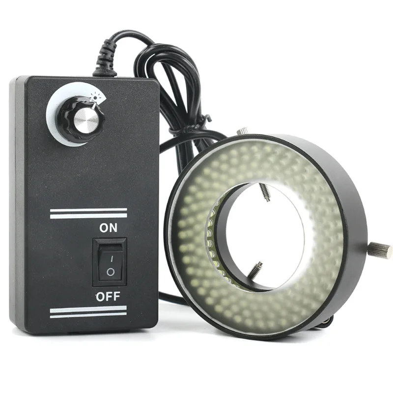 

Adjust le Aluminum Alloy 152pcs LED Ring Light Microscope Illumination Lamp 6500K for Video Digital and Stereo Microscope
