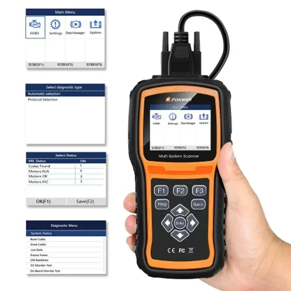 Foxwell NT530 PLUS WIFI Obd2スキャナー フルシステム ユニバーサル