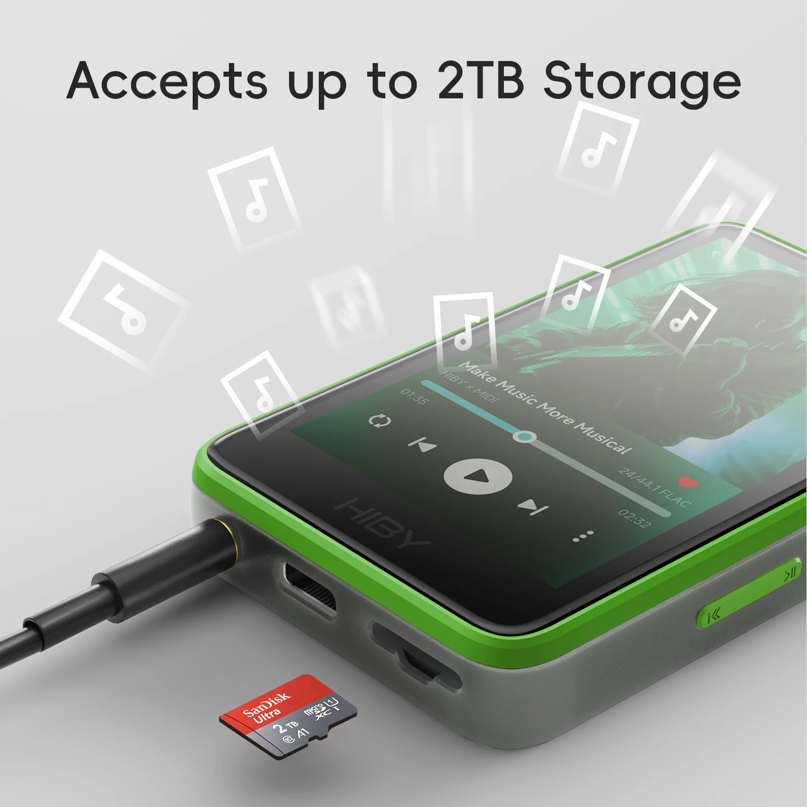 HiBy R1 MiDi HiFi аудио музыкальный плеер MP3 USB ЦАП WiFi Bluetooth 5.1 DSD256 PCM384 кГц/32 бит X1600E CS43131 MSEB веб-радио 1150 мАч