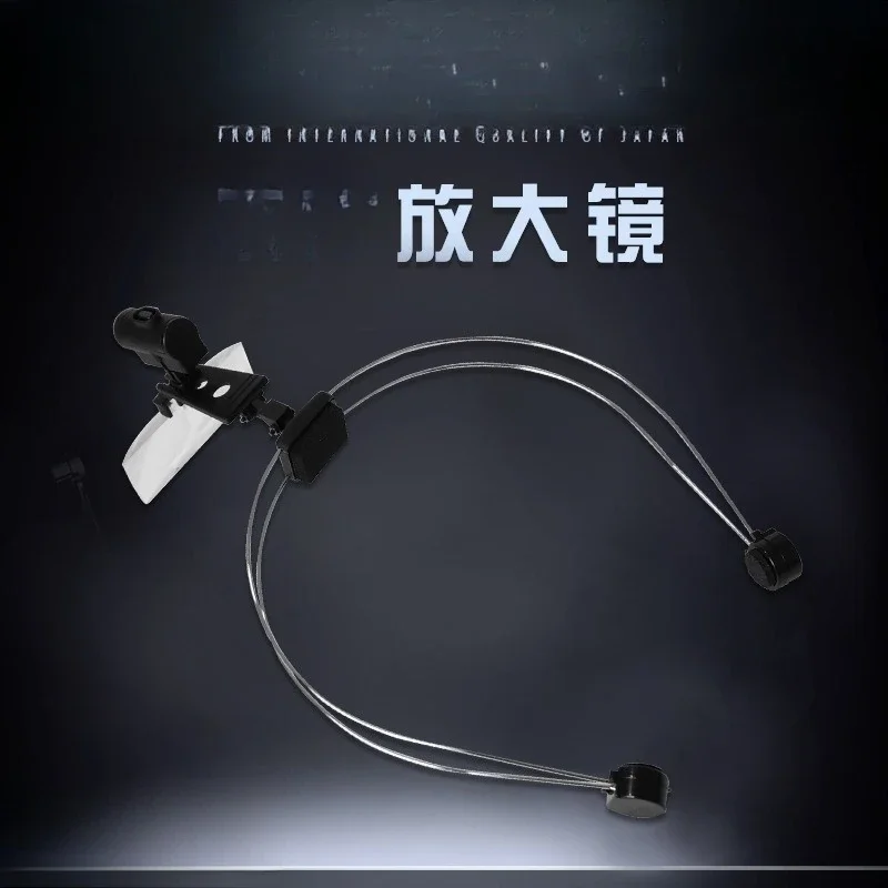 Head mounted magnifying glass high definition high core engraving detail manual