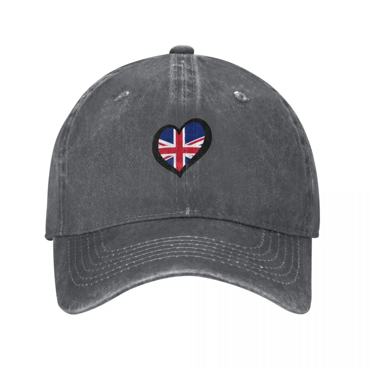 Eurovision-style Heart - United Kingdom (UK) Baseball Cap Anime Hat Hat Man For The Sun Sunhat Men's Caps Women's