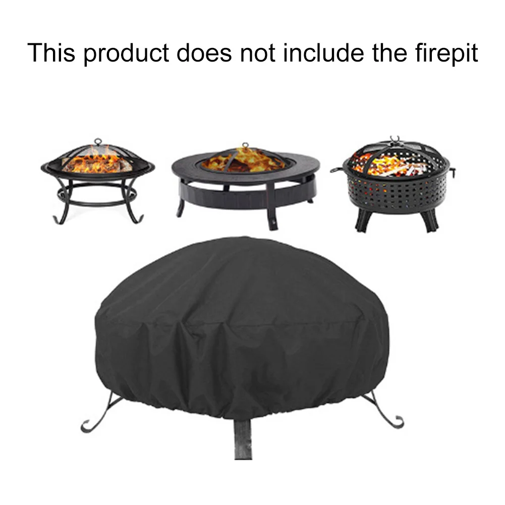 

Крышка для уличной печи 77/85/92/102/122x31/40/46 см Оксфорд, круглая водонепроницаемая крышка для камина, крышка для горельной печи для кемпинга, замена детали