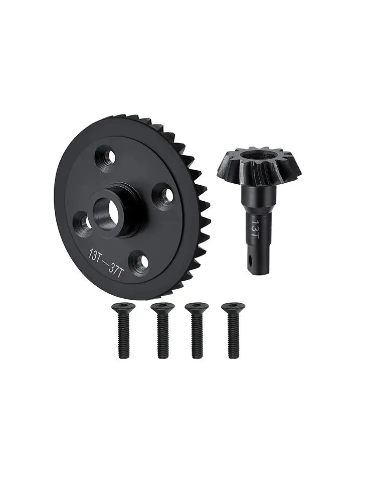 MIBIDAO-Engrenage en spirale avant et arrière en acier, engrenage de transmission ou.com pour 1/10 RC Inoler E-Revo, sans balais, 56087-1, 13T, 37T