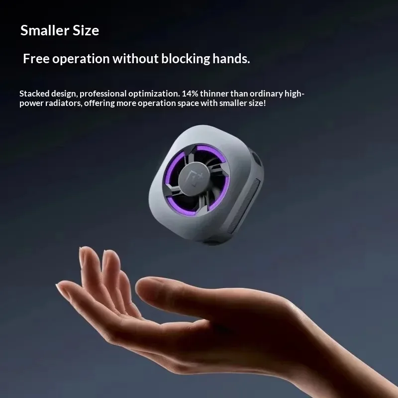 Magnetic Phone   Cooling Mobile Phone Cooling 40W Phones Cooler Super Ice Cooler Deep Space Silver Low Noise Fast