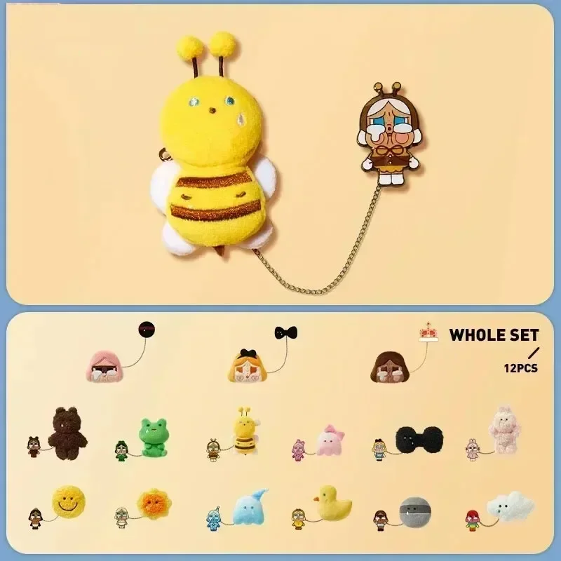 

POP MART Crybaby Crying Again Series Badge Blind Box - милая аниме-фигурка для украшения рабочего стола, коллекция аниме, игрушечная кукла-загадай