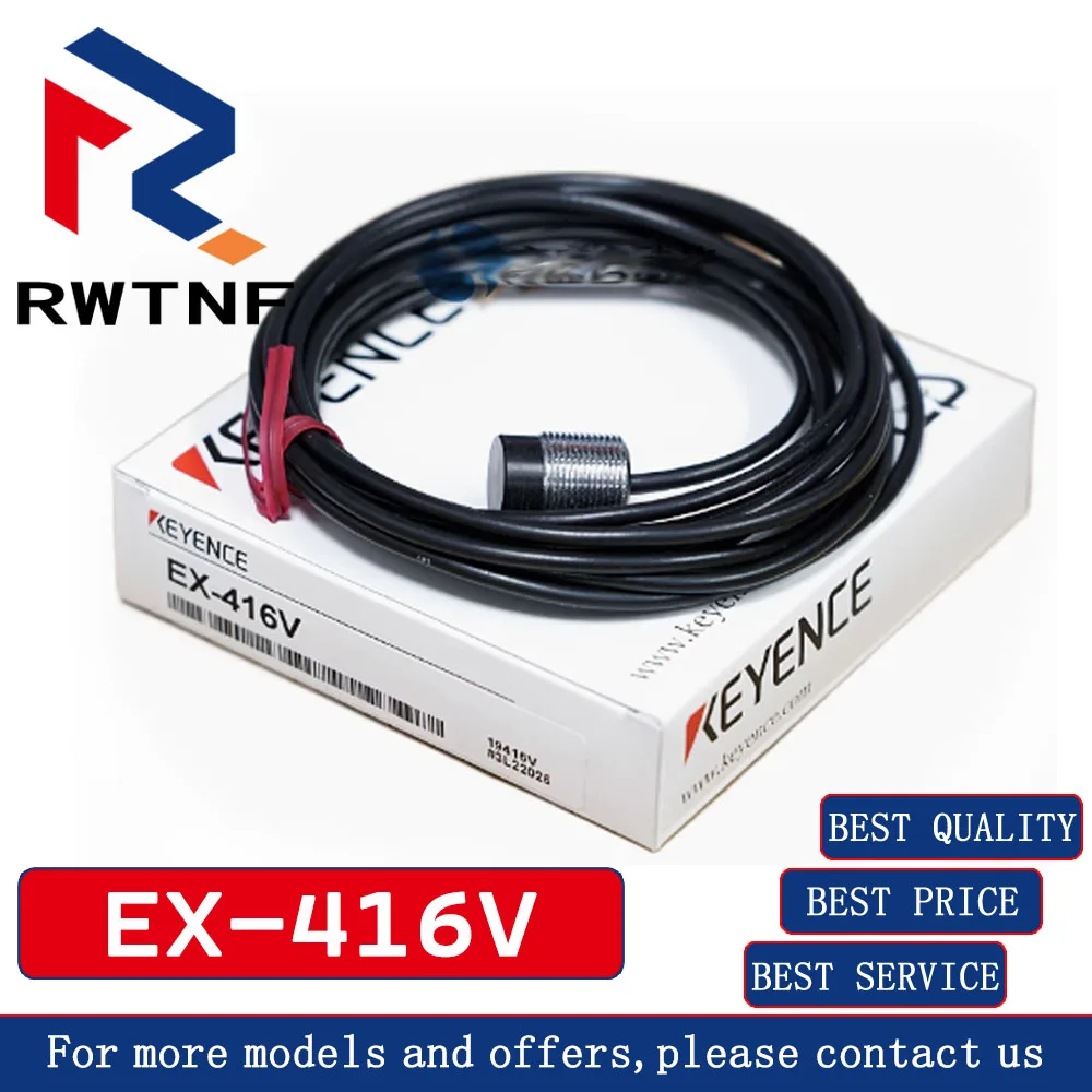 Brand New Genuine EX-416V KEYENCE Digital eddy current displacement sensor probe sensing head