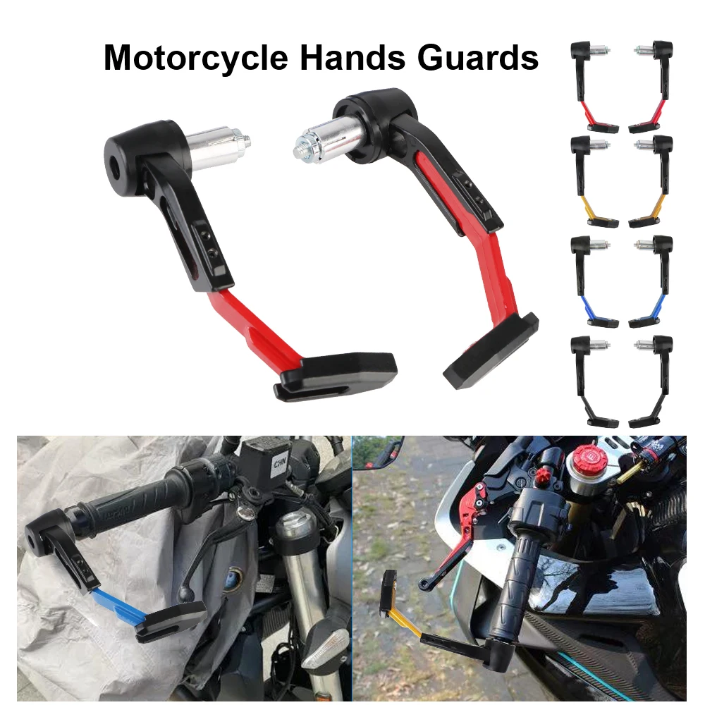 CNC Falling Protector Aluminum Alloy Handlebar End Install Motorcycle Hands Guards Handguards