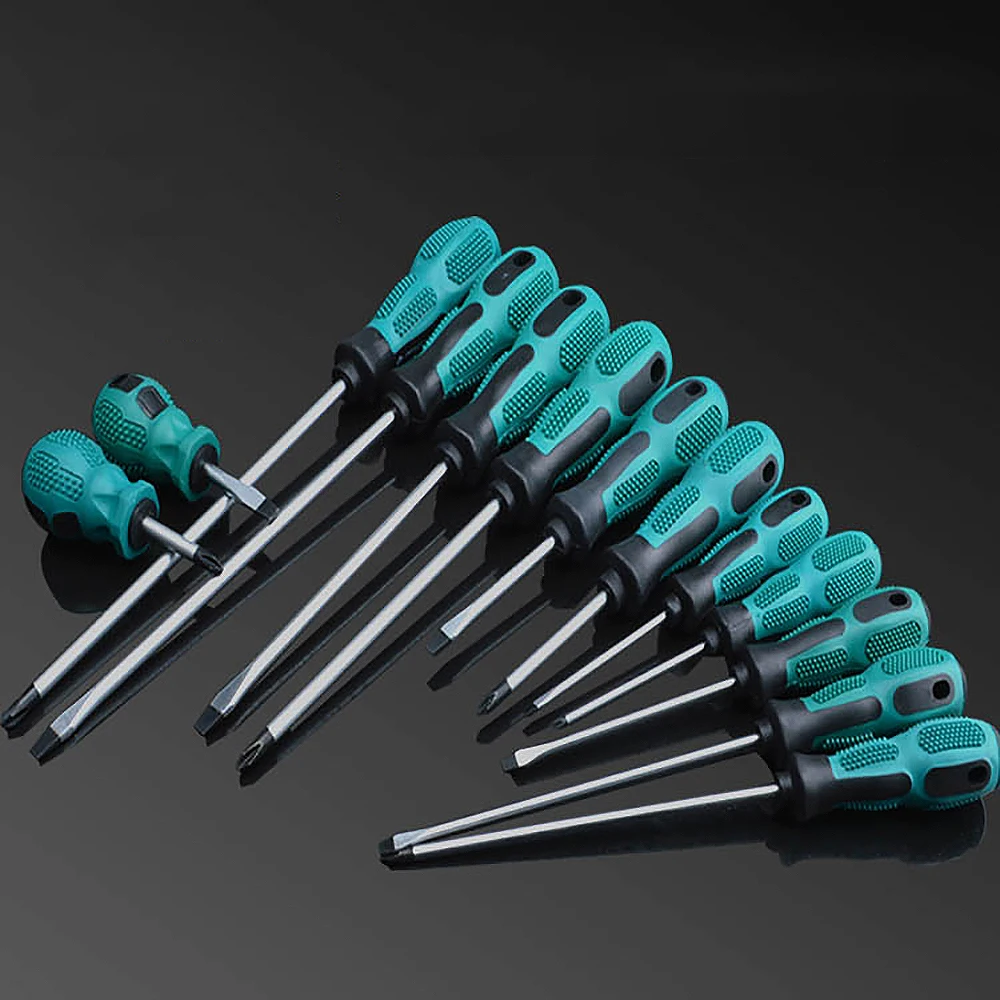 

2Pcs Phillips/Slotted Screwdriver Width 3mm 5mm 6mm Screwdriver Wrench Length 75mm 100mm 150mm 200mm 250mm 300mm Screwdriver