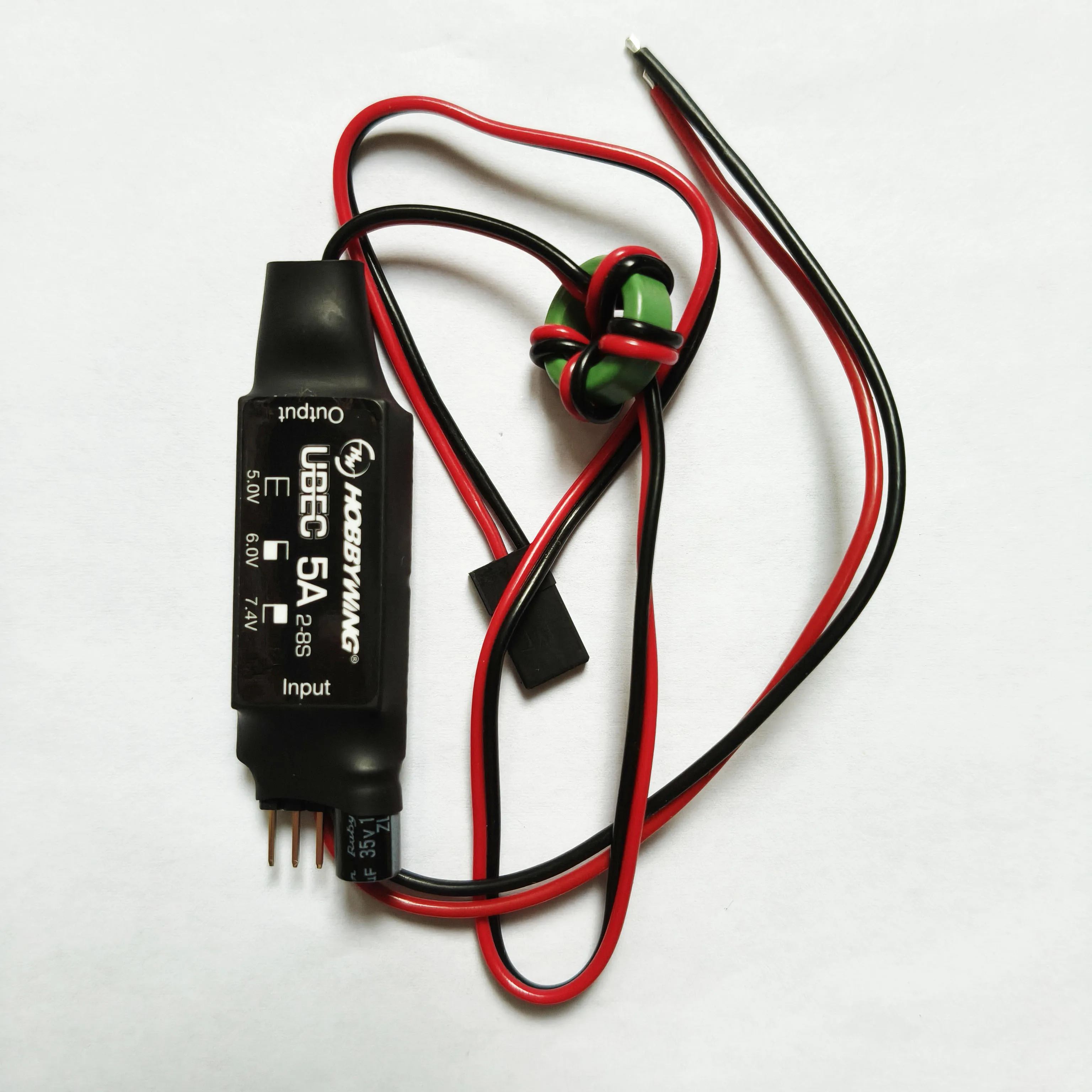 

Hobbywing High Effciency 2-8S 5A UBEC 5V 6V 7.4V Adjustable BEC For RC Car Parts