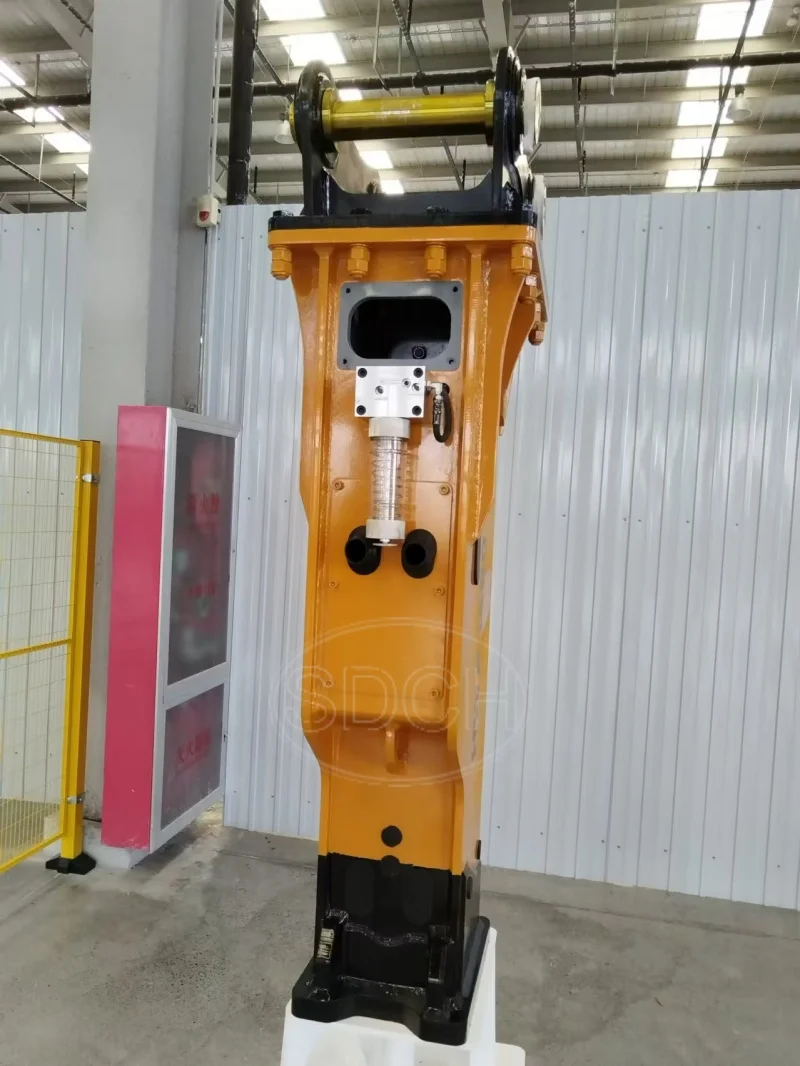 CE Certified Factory Supply Hydraulic Demolition Hammer Rock Breaker with Auto Lubrication Grease System