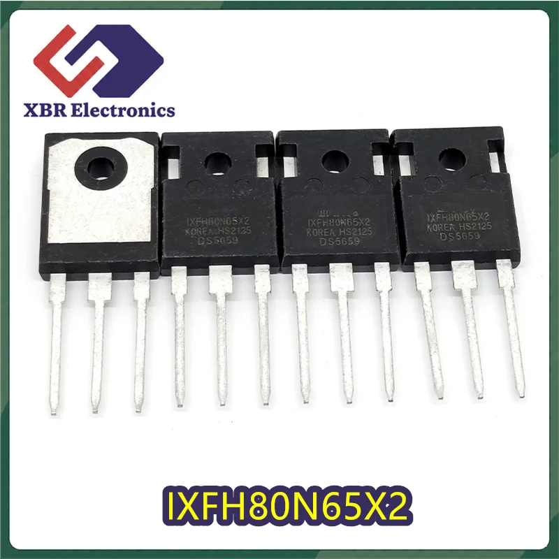 (10/30 pieces) IXFH80N65X2 TO-247 650V 80A MOSFET High Power Field Effect Transistor Brand New Original Product In Stock