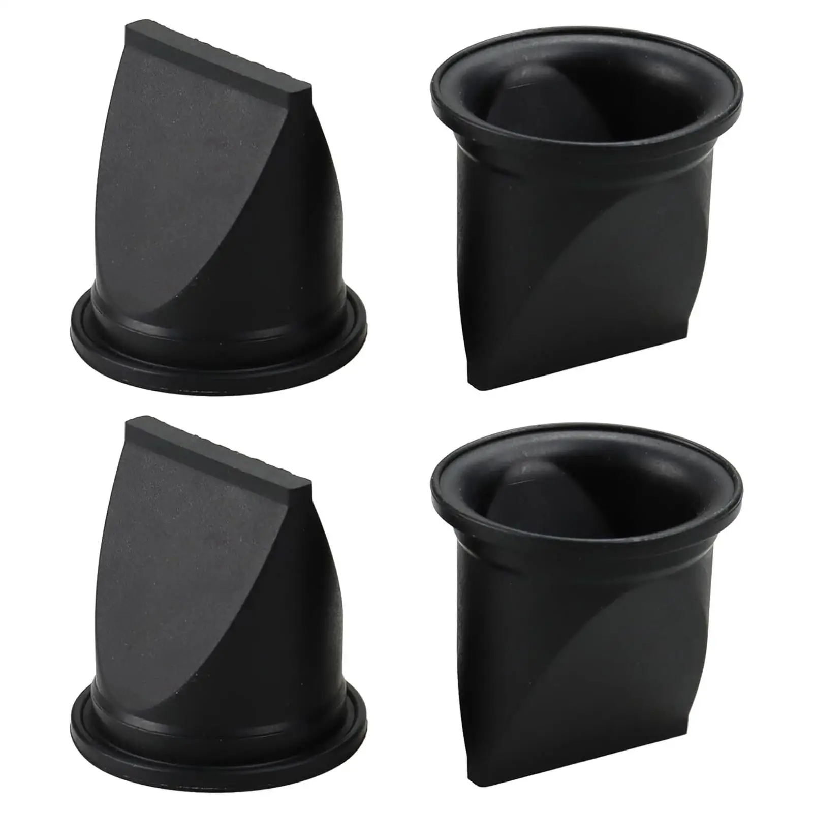 

4 Pieces Duckbill Valve Kit 385310076 Fittings Replacement Black Easy to Install