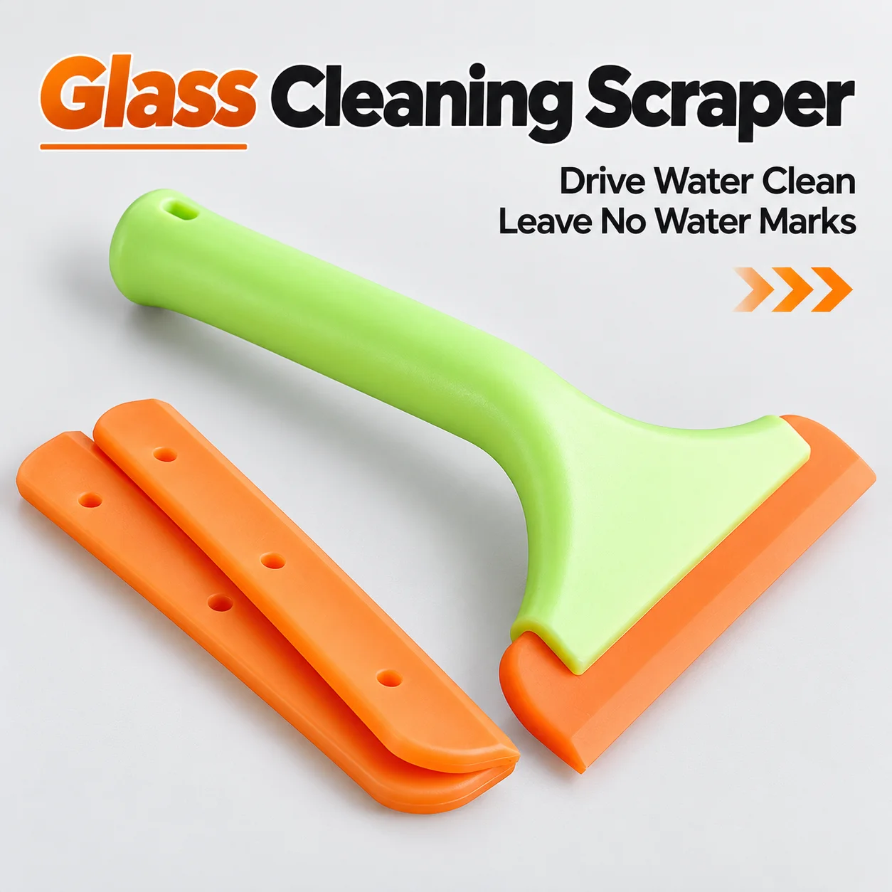 Silicone Water Wiper Car Scraper Blade Squeegee Vehicle Soap Cleaner for Auto Windshield Window Washing Cleaning Accessories