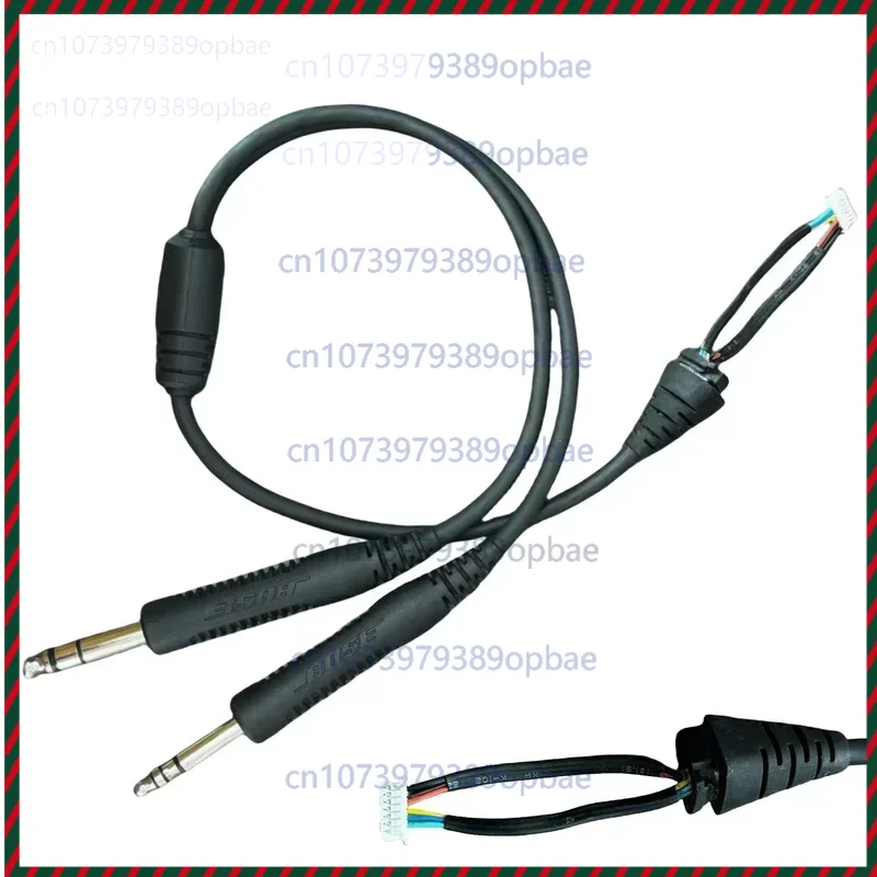 

For Bose A20 aviation noise-cancelling headphones, dual plug headphone cable Bose A20