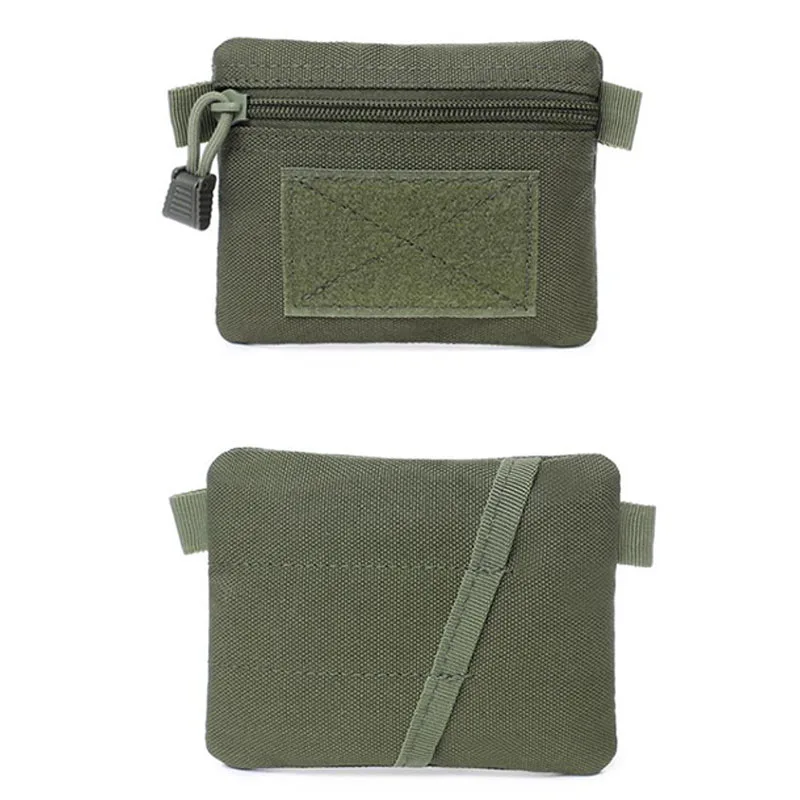 Outdoor Unsex Pouch Card Wallet Portable Travel Zipper Waist Bag for Camping Picnic Outdoor Personality  Key Storage Bag