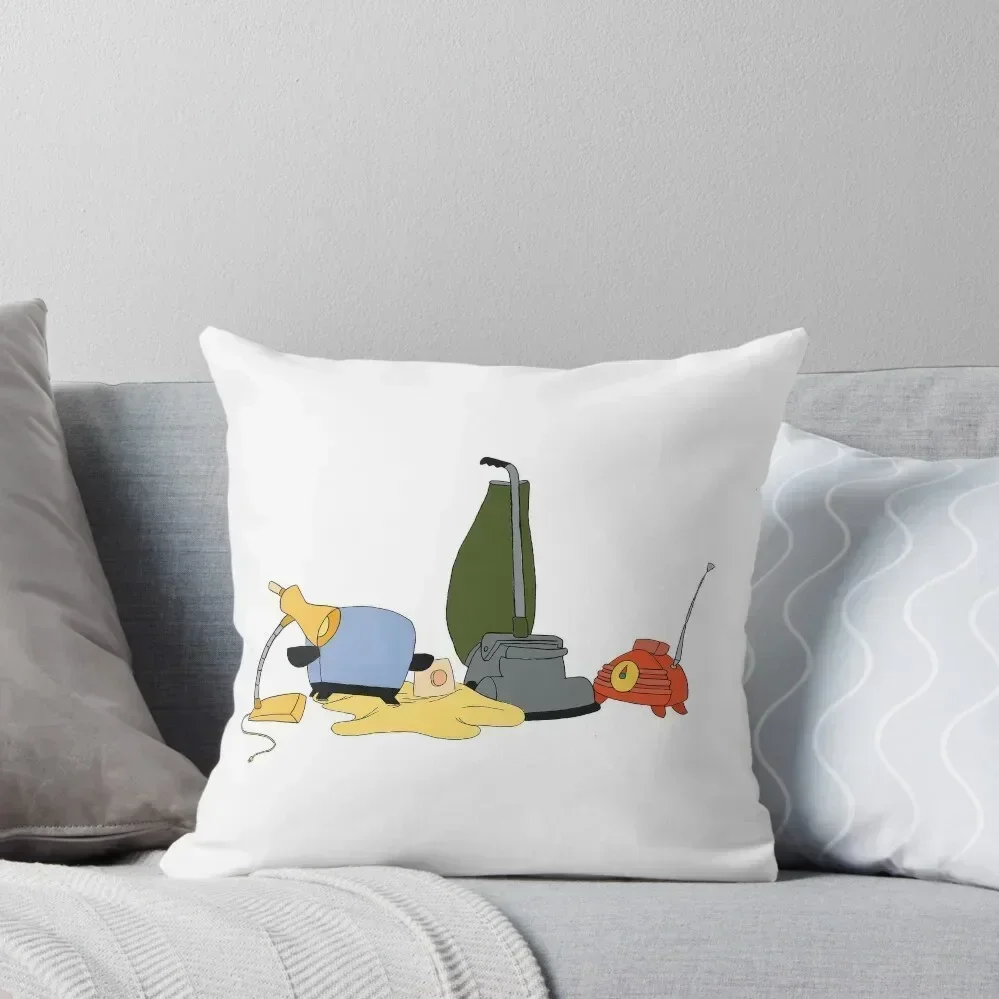 Brave Little Toaster - Transparent Background Throw Pillow bed pillows autumn decoration pillow