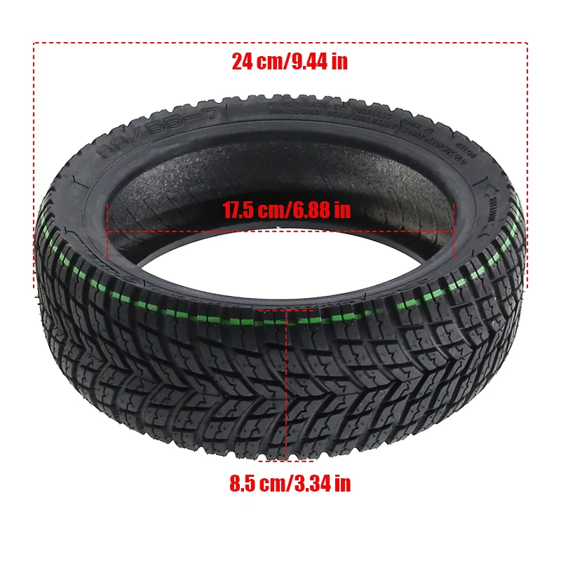 Electric scooter 10.5 inch CST 80/55-7 vacuum tire For Ninebot P65D Electric Scooter Front Rear Wheel Tire
