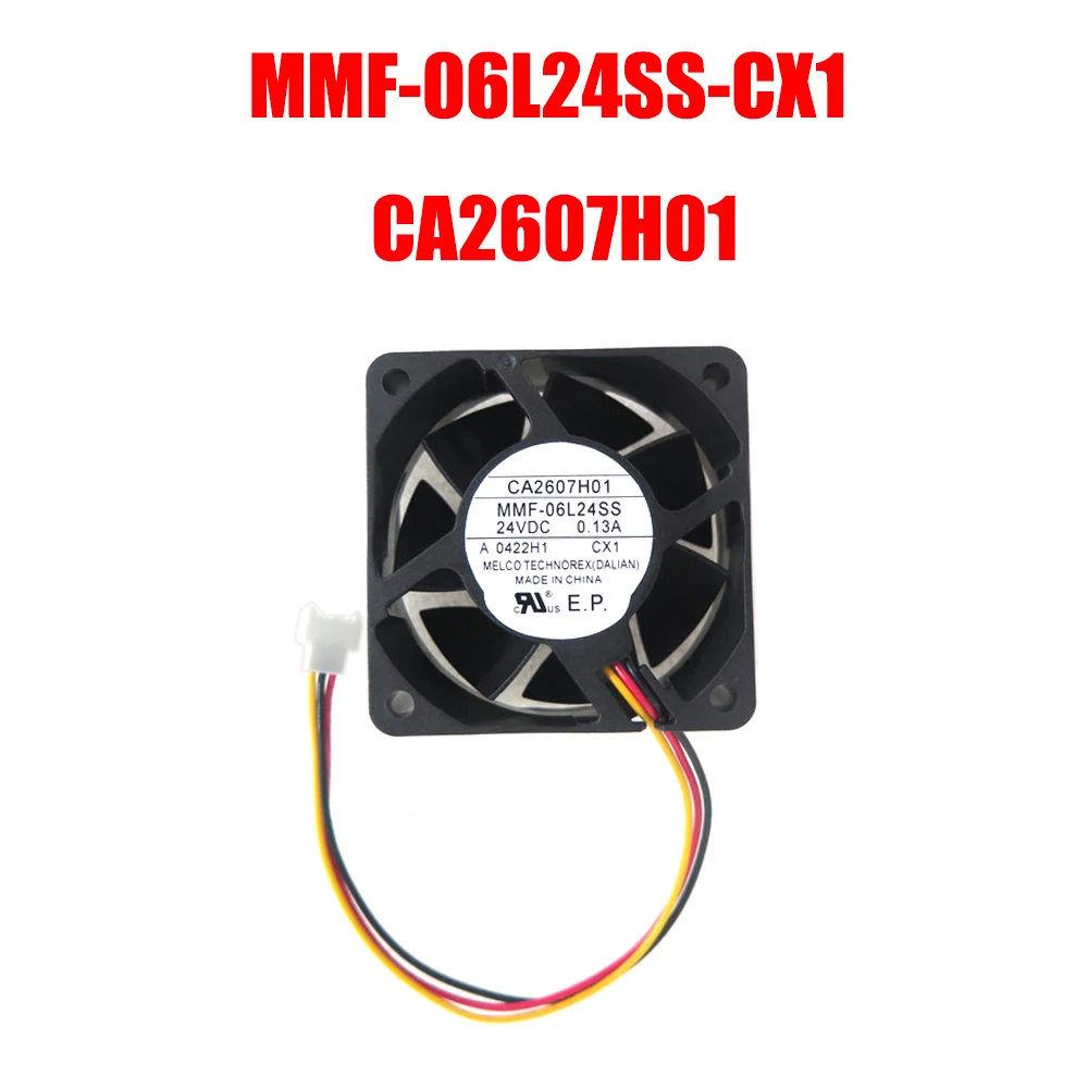 

Вентилятор охлаждения MMF-06L24SS-CX1 CA2607H01 DC24V 0.13A 3PIN Новый