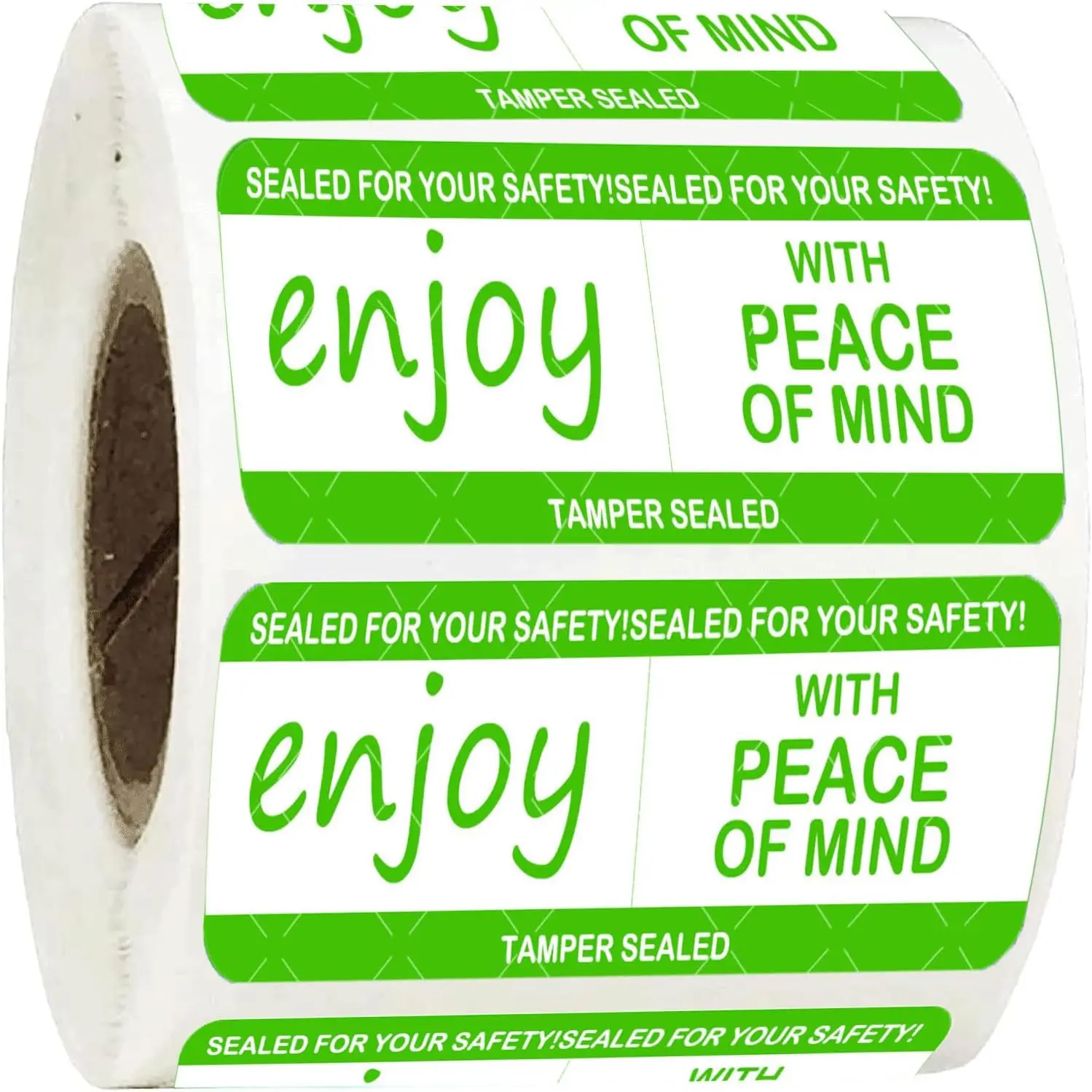 

Tamper Evident Sealed Freshness Labels 1x3inch Tamper Evident Food Package Stickers for Food Containers Bags 500Pcs