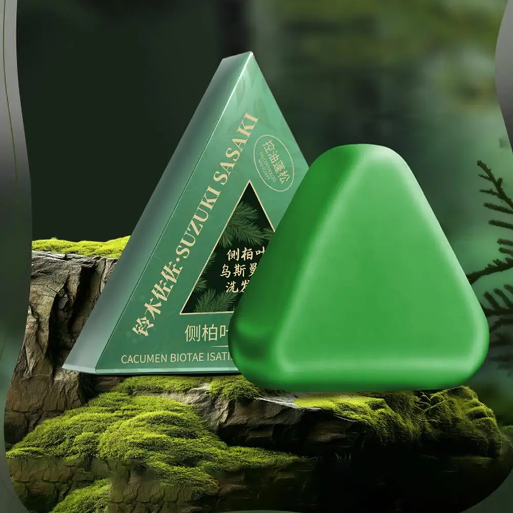 صابون شامبو عشبي من Orchidaceae Usman منعش وتنظيف صحي بوليغونوم متعدد الأزهار صابون يدوي قديم أخضر