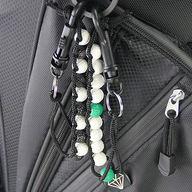 Womens Golf Counter Golf Score Golfing Scoring Keeper Counters Mini Chain Bead Golfs Ladies Beaded Scorer Balls Outdoor