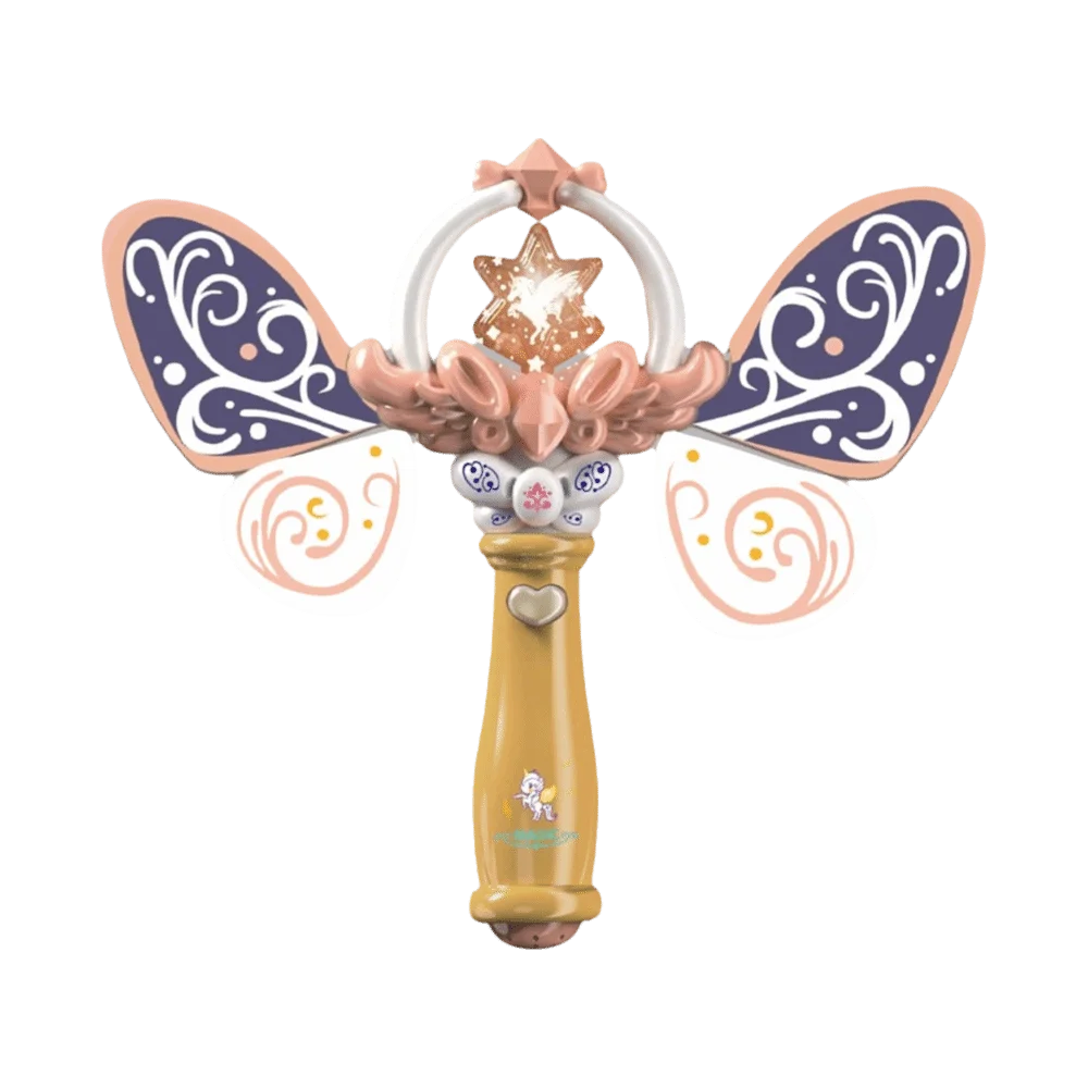 Princess With Music Magic Wand With Light Flash Rotating Fairy Wand Changing Device Snowflake Light Glowing Wand Costume Props