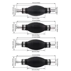 Bomba de mano para coche, Bola de pellizco de mano para barco, aleación de aluminio, bomba de mano unidireccional 6/8/10/12, bomba de gasolina, dispositivo de succión de aceite de bombeo