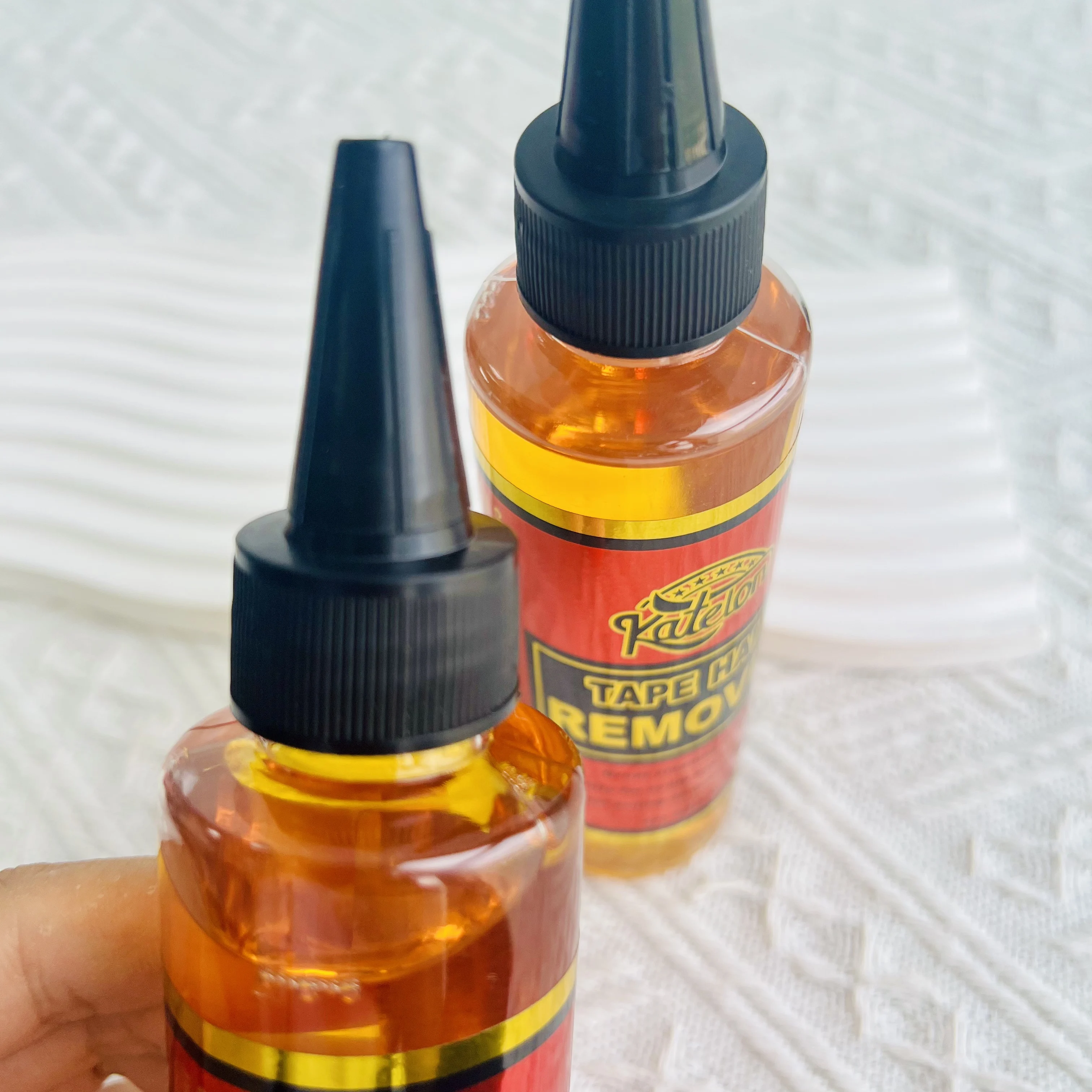 

Оптовая продажа, 5 шт., средство для удаления волос с лентой Katelon, отличная мощность очистки, нежное средство для систем кожи головы и волос, быстрое действия на большинстве клеев