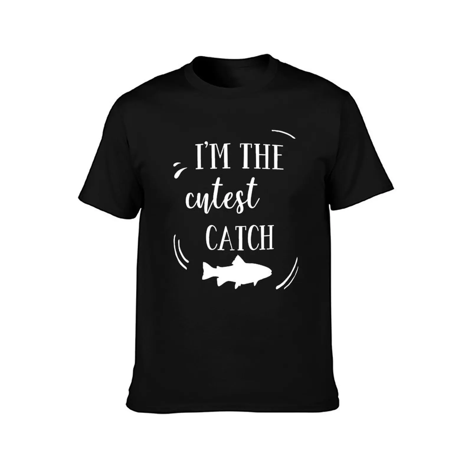 I'm the Cutest Catch Fishing T-Shirt Outdoor Sports Short Sleeve Top