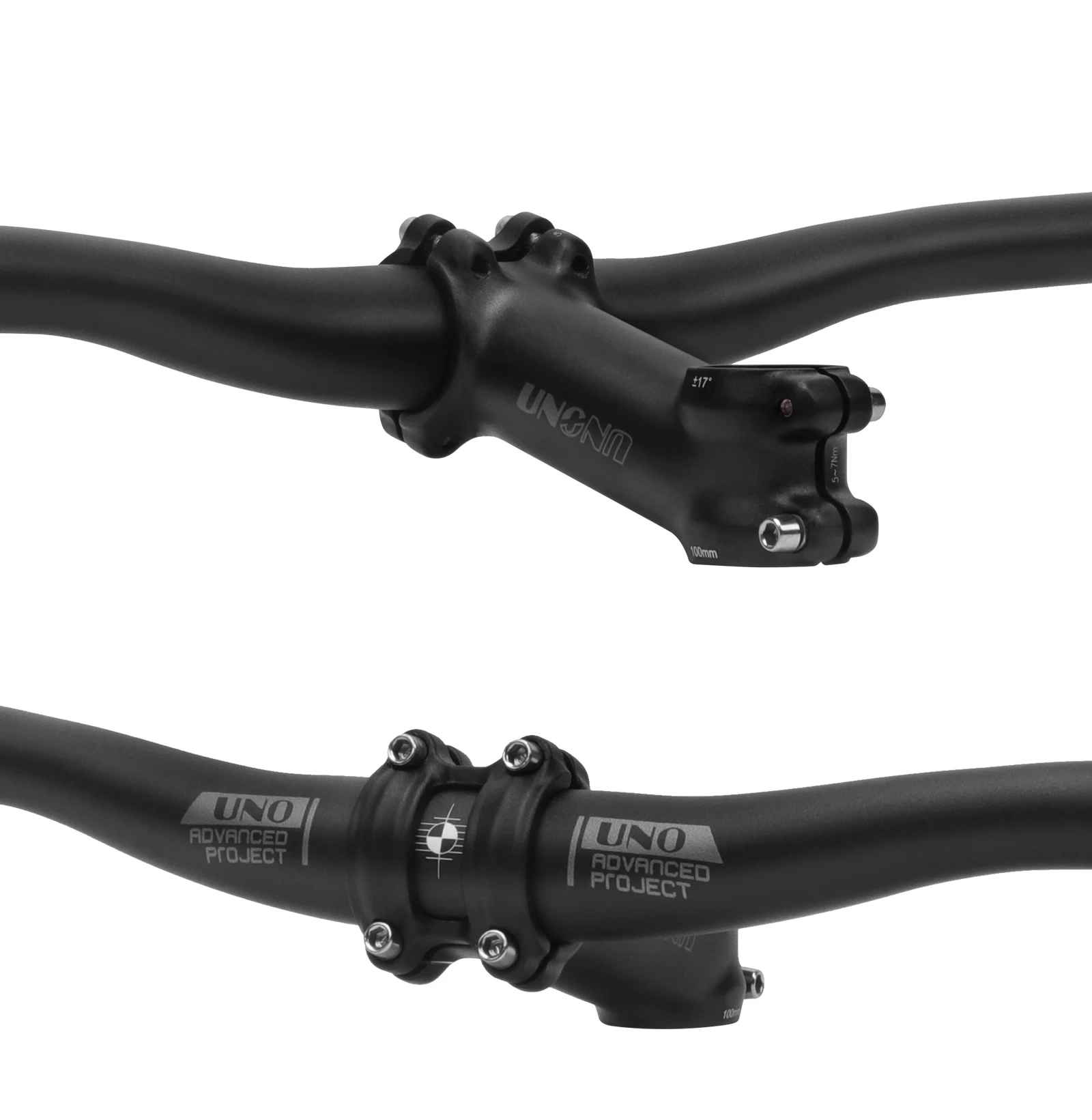 UNO Fahrradvorbau 7/17/35 Grad Mountainbike Brücke 28,6 mm 31,8 mm 60/70/80/90/100/110/120/130 mm Rennrad Lenkertisch – Detail 11