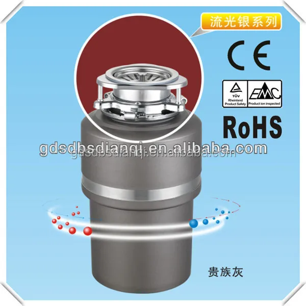 High demand Food Waste Disposer kitchen sink crusher with CE Rohs 3/4 HP FWD 1200ml