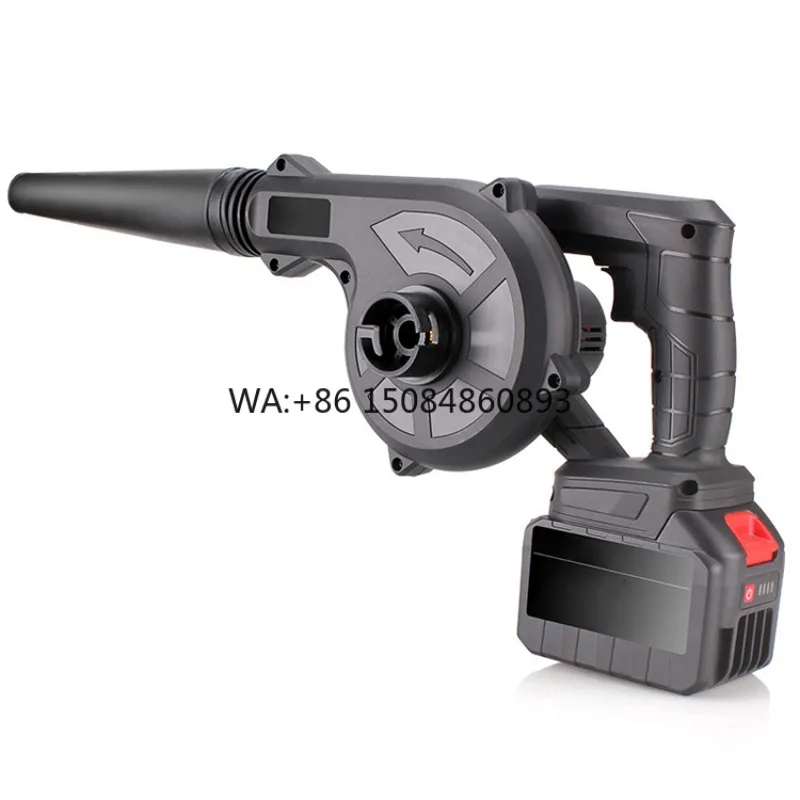 High Speed DC Electric Leaf Blower, 12V 21V Battery Vacuum Mulcher Portable Air Blower for Garden Yard Daily Outdoor Use