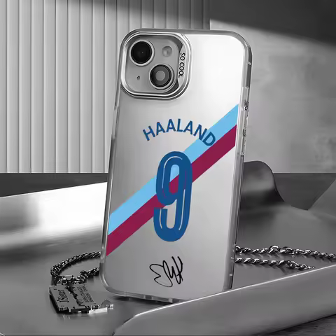 M-Manchester City NO.9 H-HAALAND Phone Case For Samsung galaxy s25 s24 s23 s22 s21 S20 Ultra FE S25edge Funda Cover Tough Cases