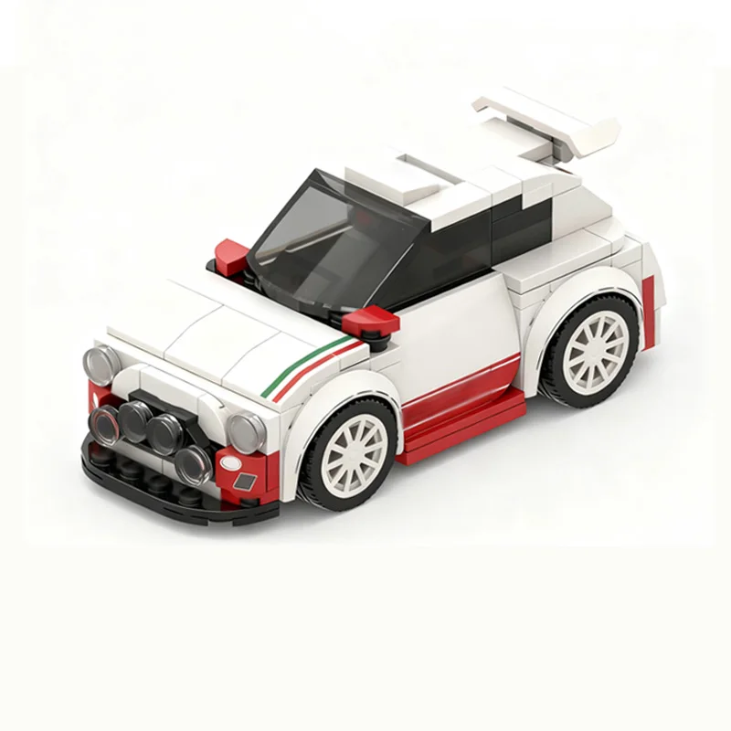 Speed Racewagen Model Moc Bouwstenen 500R3T Rally Racing Modulaire Technologie Kinderen Vakantie Geschenken Monteren Speelgoed Pak