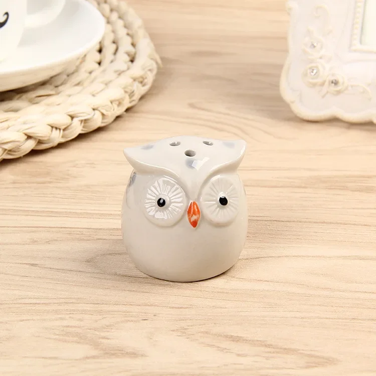 Ceramic Pepper Bottle Cartoon Animal Owl Elephant Seasoning Jar Korean Bird Seasoning Bottle Kitchen Home Gift