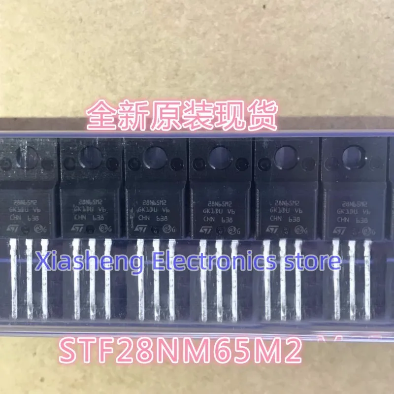 New Original 10Pcs STF28N65M2 28N65M2 TO-220F 28A 650V Mosfet N-channel Powerful Transistors Good Quality