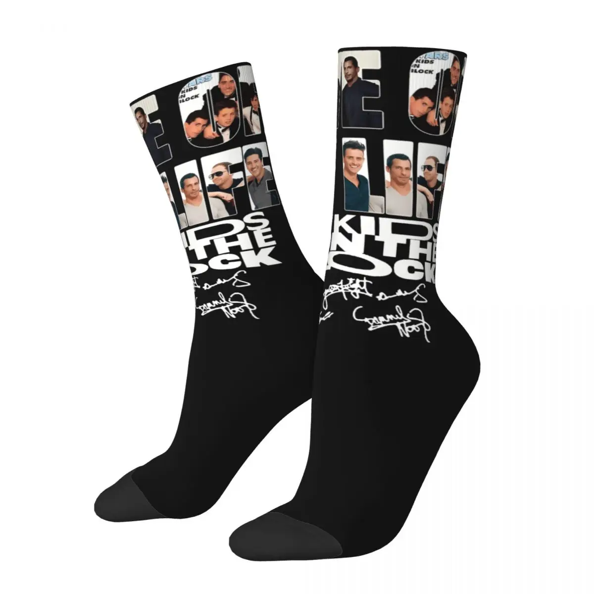 Female New Kids On The Block Tour 2024 Socks Cute Casual Rock Band NKOTB Socks Hip Hop Stuff Middle TubeSocks Little Small Gifts