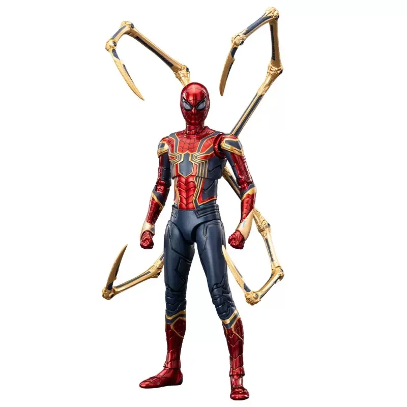 ZD Toys Super War Big Time Spider-man Action Figure ML Avengers Infinity War Iron Spider 2.0 1/10 Spider-man Collections Toy