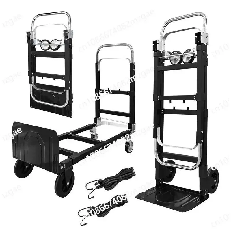 3-in-1 upgraded folding trolley, multi-function/upgraded thickening/folding portable/super load-bearing