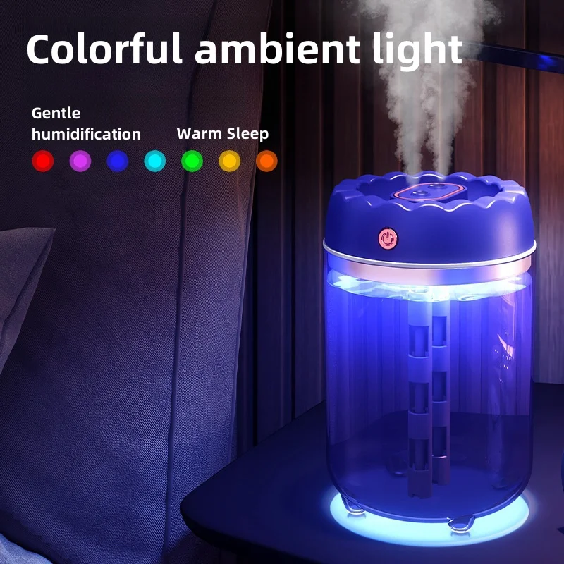 

Hogar USB dual spray humidifier for home use bedroom mother and baby 1.8L large capacity high fog humidification aromatherapy ma