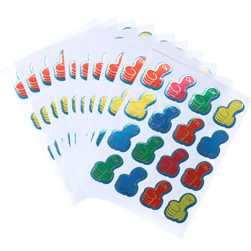 Five-Pointed Star Scrapbooking Love Glitter Award Stickers Teacher Praise Stickers Children's Stickers Decorative Stickers