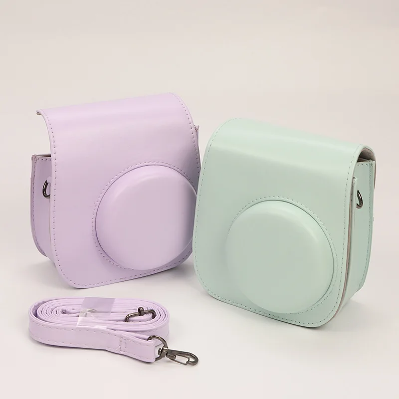 

Чехол для камеры Instax Mini 13, мягкий защитный чехол из искусственной кожи, дорожная сумка для пленочной камеры Fujifilm с плечевым ремнем