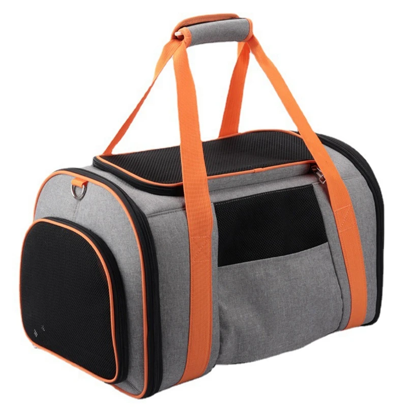 

Pet Carrier Airline Approved,Cat Carrier For Cats Dogs,Soft Sided Pet Carrier Bag For Travelling/Visiting Vet